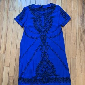 Lucky Brand Embroidered Shift Dress